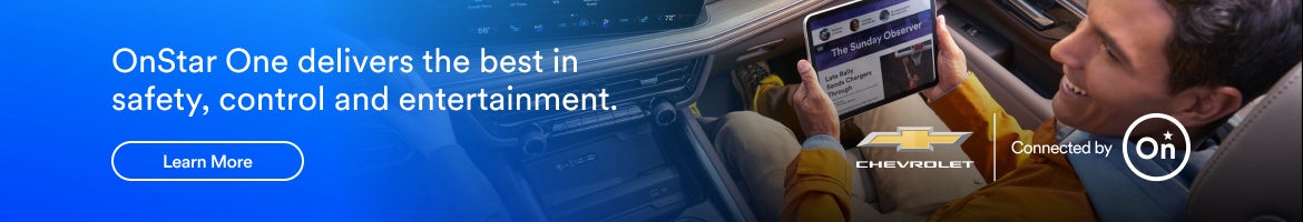 OnStar One delivers the best in safety, control and entertainment